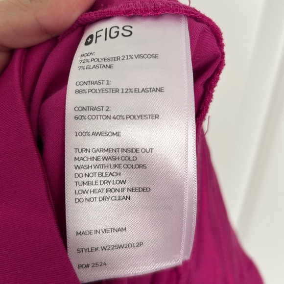 FIGS Zamora Jogger Scrub Pants Limited Editiion Color Size XXS - Picture 9 of 11